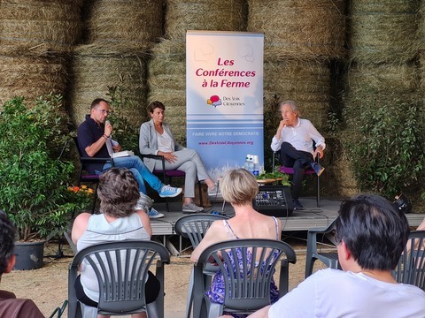 Les Conférences à la Ferme avec Pascal Brucknet et Perrine Simon-Nahum