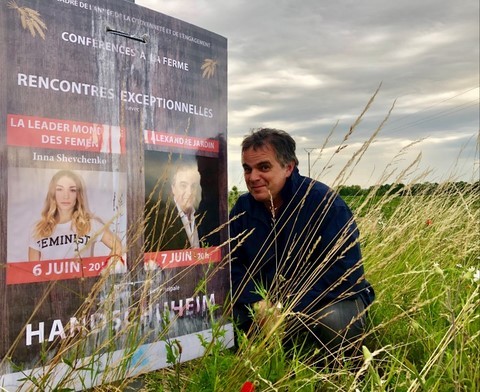 Conférence à la Ferme avec Alexandre Jardin