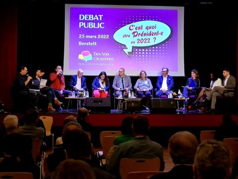 Débat Public "C'est quoi être Président en 2022 ?"